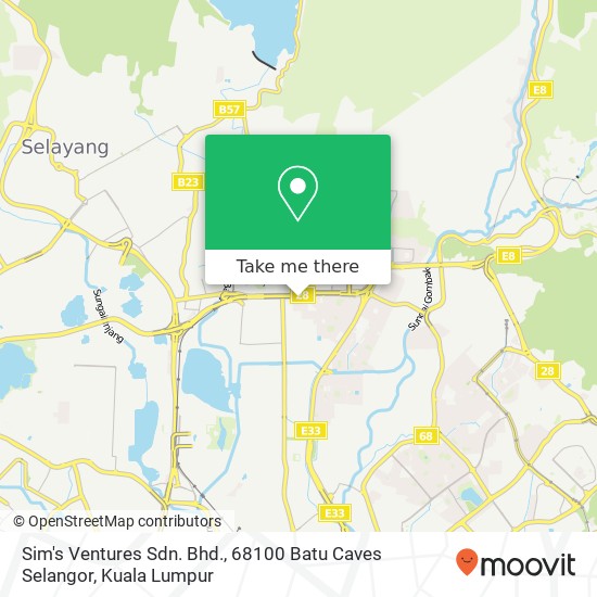 Sim's Ventures Sdn. Bhd., 68100 Batu Caves Selangor map
