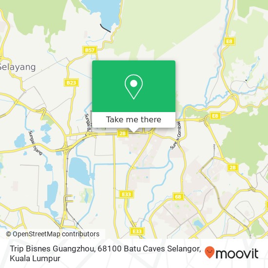 Trip Bisnes Guangzhou, 68100 Batu Caves Selangor map