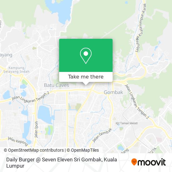 Peta Daily Burger @ Seven Eleven Sri Gombak