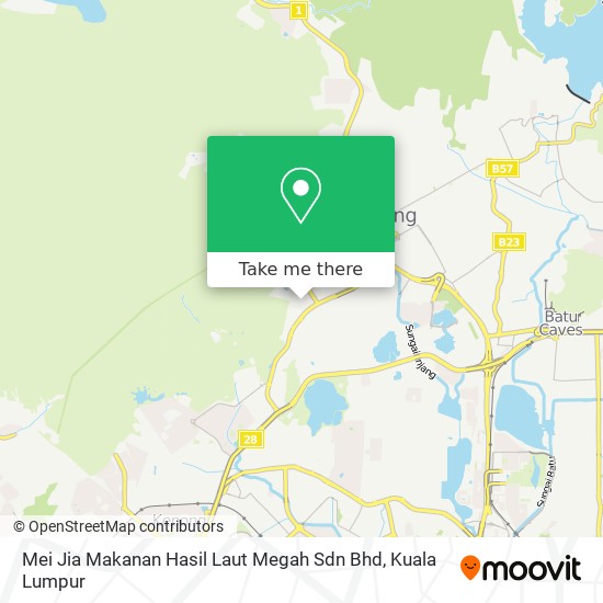 Mei Jia Makanan Hasil Laut Megah Sdn Bhd map