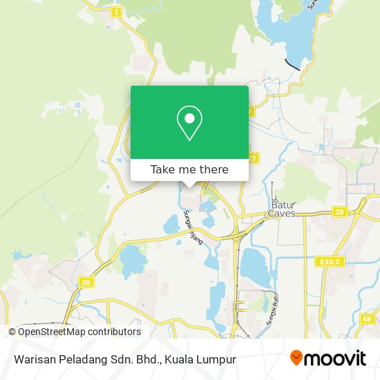 Warisan Peladang Sdn. Bhd. map