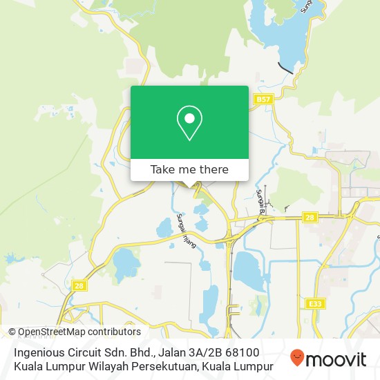 Peta Ingenious Circuit Sdn. Bhd., Jalan 3A / 2B 68100 Kuala Lumpur Wilayah Persekutuan