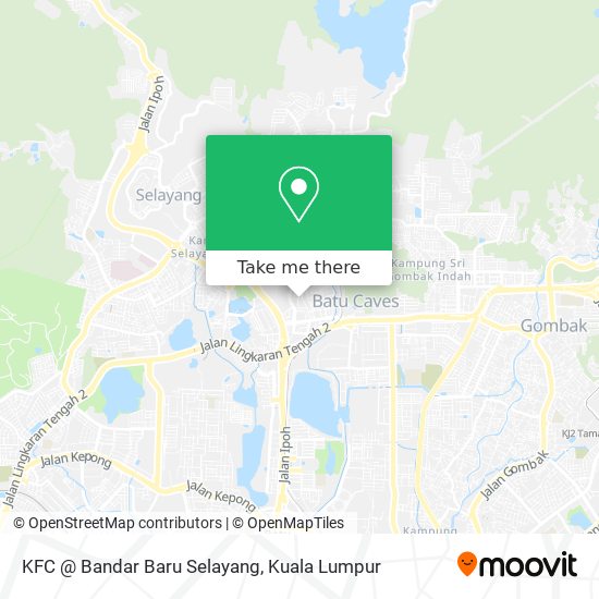 KFC @ Bandar Baru Selayang map