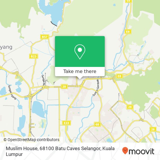 Muslim House, 68100 Batu Caves Selangor map