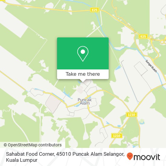 Sahabat Food Corner, 45010 Puncak Alam Selangor map