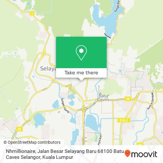 Nhmillionaire, Jalan Besar Selayang Baru 68100 Batu Caves Selangor map