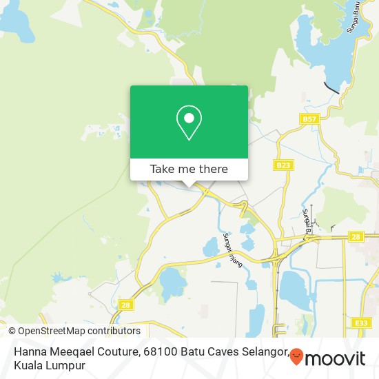 Peta Hanna Meeqael Couture, 68100 Batu Caves Selangor