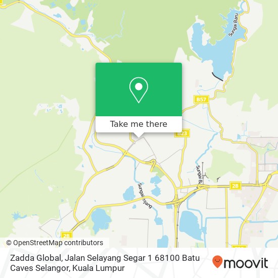 Zadda Global, Jalan Selayang Segar 1 68100 Batu Caves Selangor map