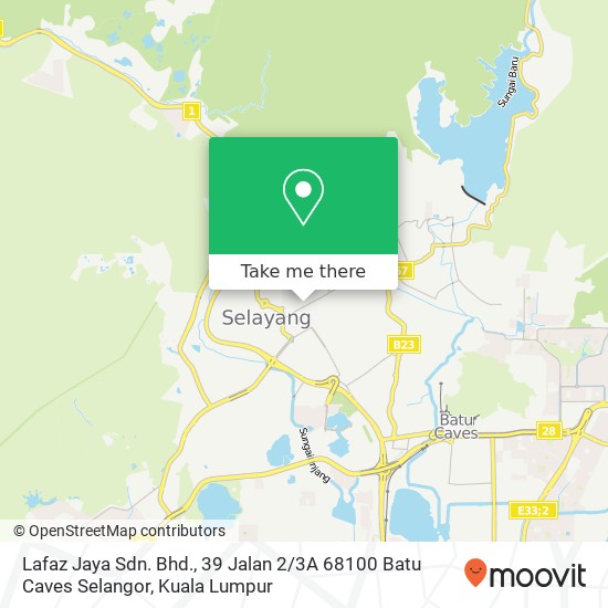 Lafaz Jaya Sdn. Bhd., 39 Jalan 2 / 3A 68100 Batu Caves Selangor map