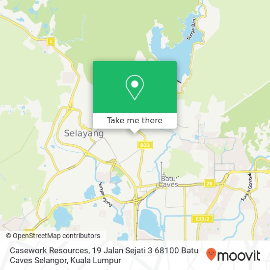Casework Resources, 19 Jalan Sejati 3 68100 Batu Caves Selangor map