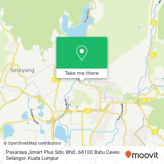 Peta Pasaraya Jimart Plus Sdn. Bhd., 68100 Batu Caves Selangor