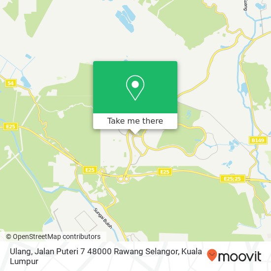 Ulang, Jalan Puteri 7 48000 Rawang Selangor map