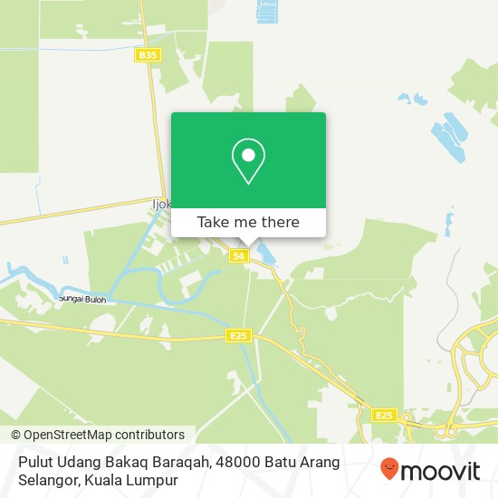 Peta Pulut Udang Bakaq Baraqah, 48000 Batu Arang Selangor