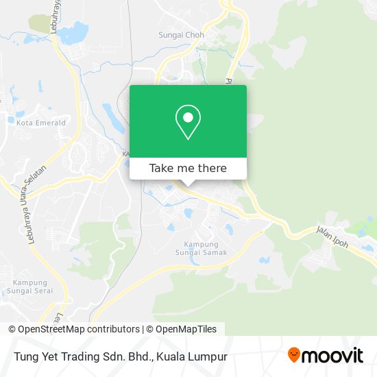 Tung Yet Trading Sdn. Bhd. map