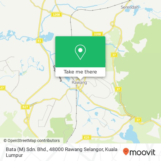 Bata (M) Sdn. Bhd., 48000 Rawang Selangor map