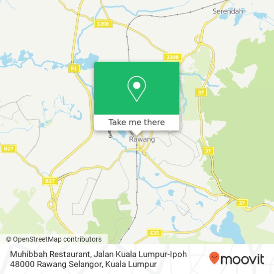 Peta Muhibbah Restaurant, Jalan Kuala Lumpur-Ipoh 48000 Rawang Selangor
