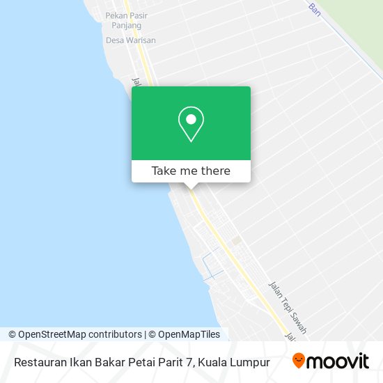 Restauran Ikan Bakar Petai Parit 7 map