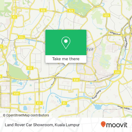 Land Rover Car Showroom map
