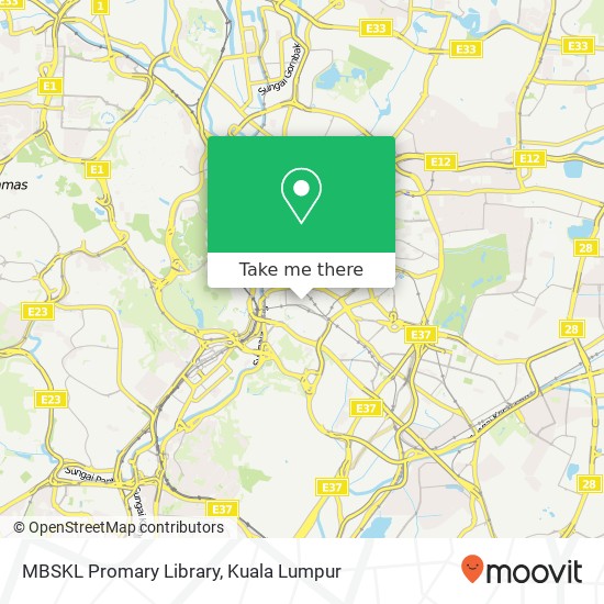 MBSKL Promary Library map