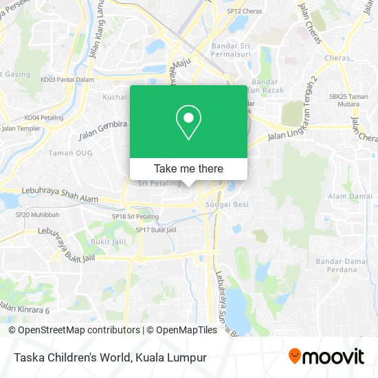 Taska Children's World map
