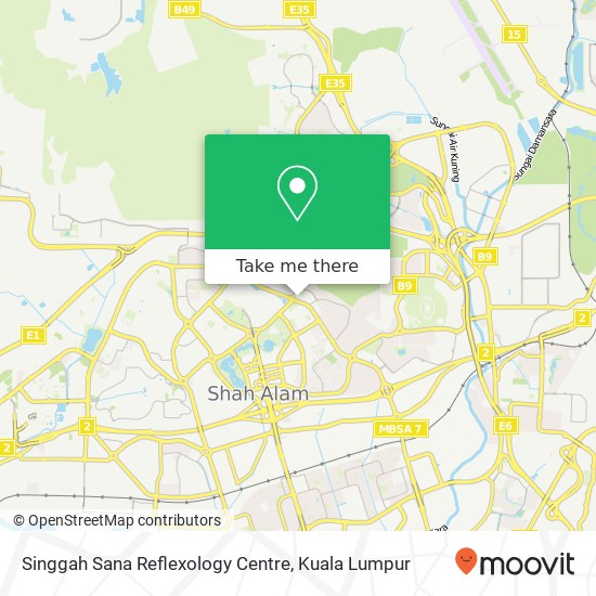 Singgah Sana Reflexology Centre map