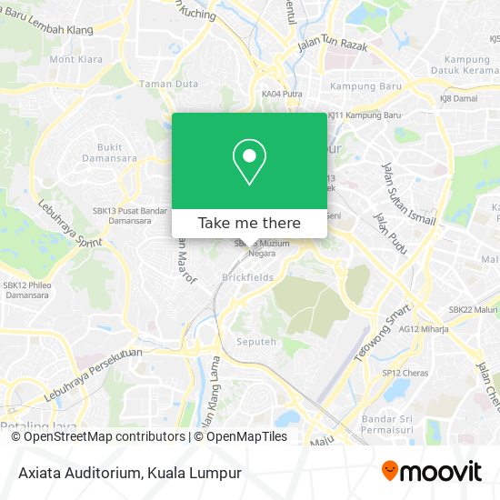 Axiata Auditorium map