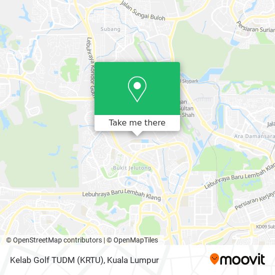 Kelab Golf TUDM (KRTU) map