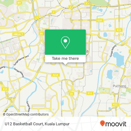U12 Basketball Court map