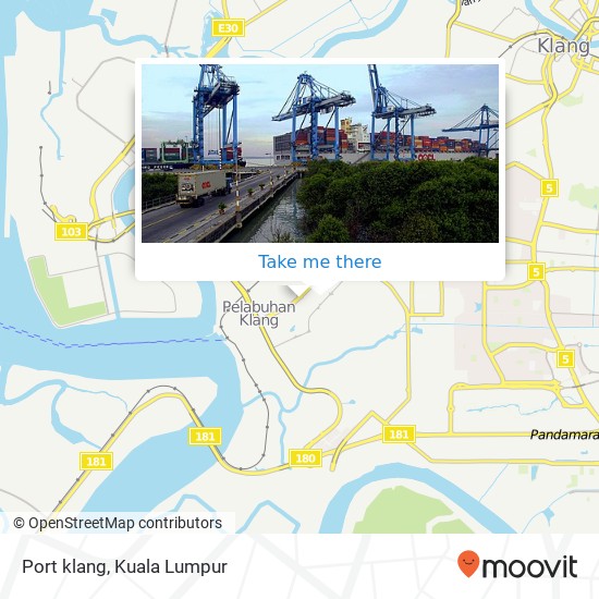 Port klang map