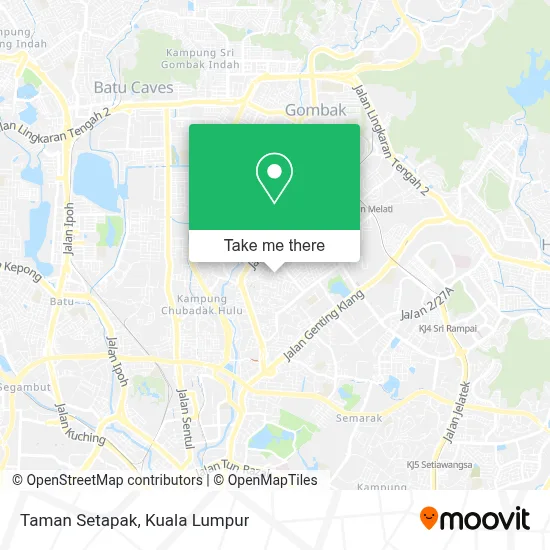 Taman Setapak map