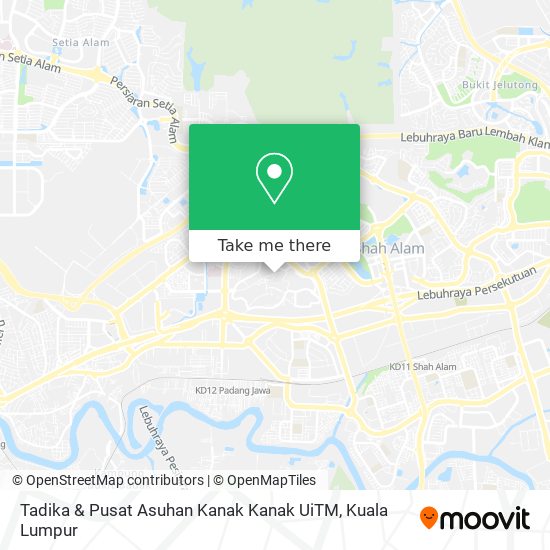 How to get to Tadika & Pusat Asuhan Kanak Kanak UiTM in Shah Alam 