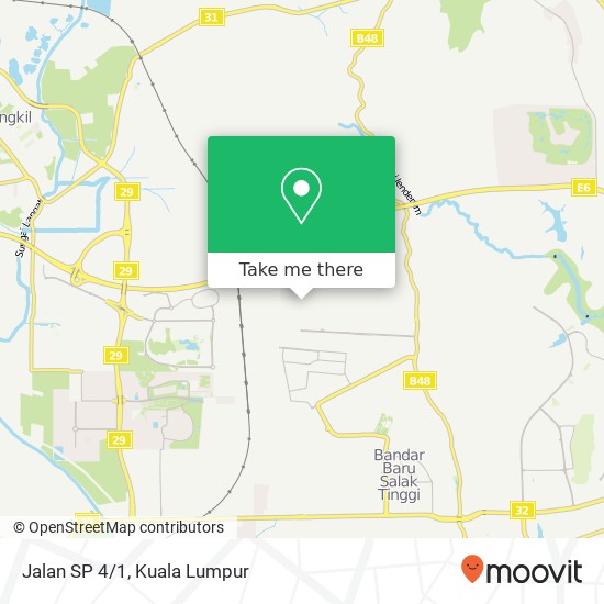 Jalan SP 4/1 map