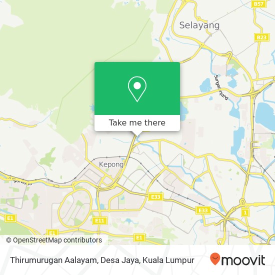 Peta Thirumurugan Aalayam, Desa Jaya