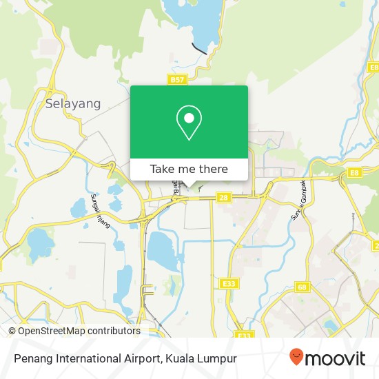 Penang International Airport map