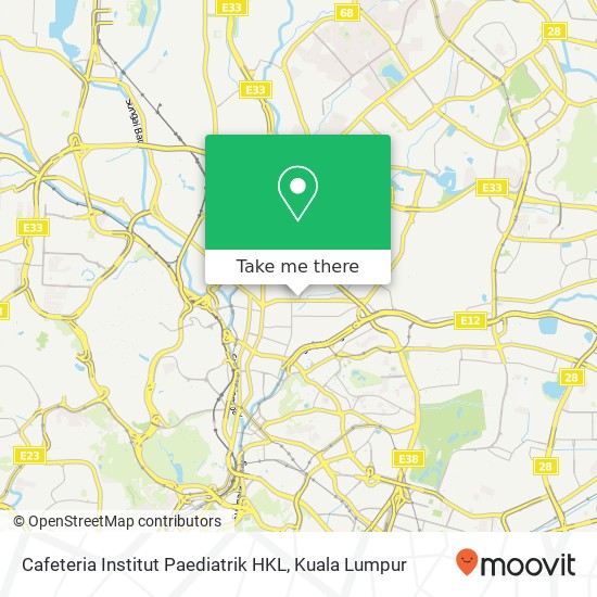 Cafeteria Institut Paediatrik HKL map