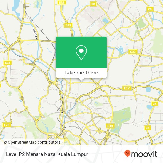 Level P2 Menara Naza map