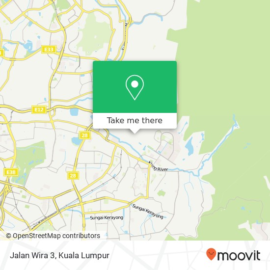 Jalan Wira 3 map