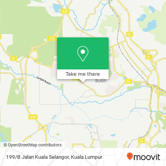 Peta 199/B Jalan Kuala Selangor