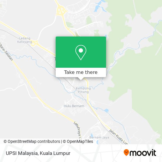 UPSI Malaysia map