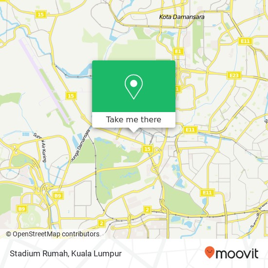 Stadium Rumah map