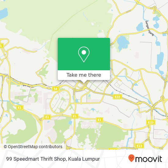 Peta 99 Speedmart Thrift Shop