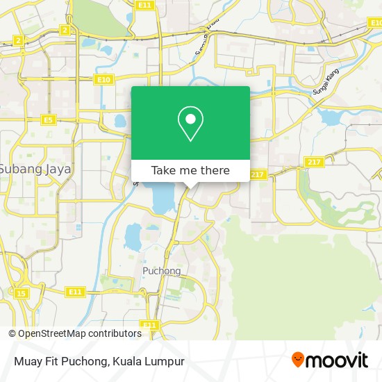 Muay Fit Puchong map