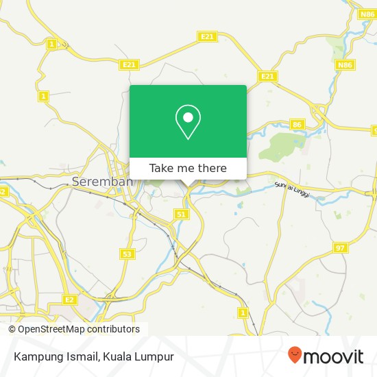 Kampung Ismail map