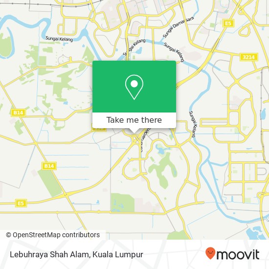 Peta Lebuhraya Shah Alam