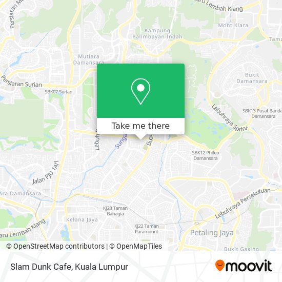 Slam Dunk Cafe map
