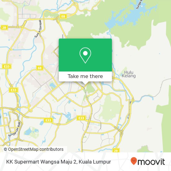 KK Supermart Wangsa Maju 2 map