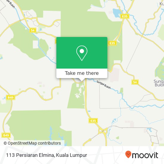 113 Persiaran Elmina map