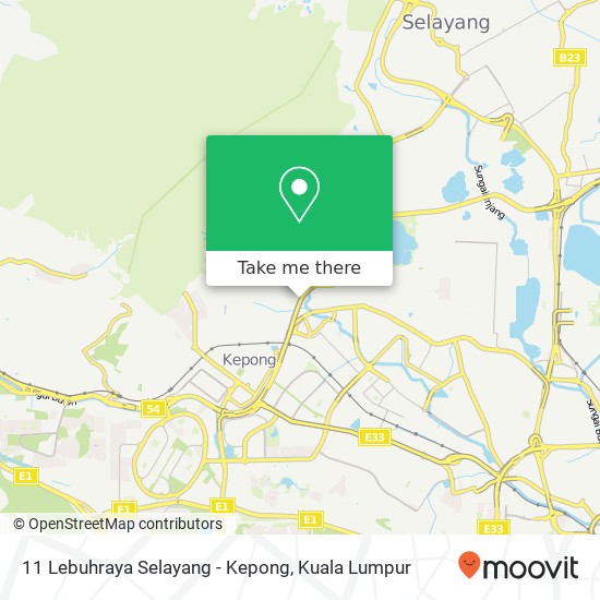 Peta 11 Lebuhraya Selayang - Kepong