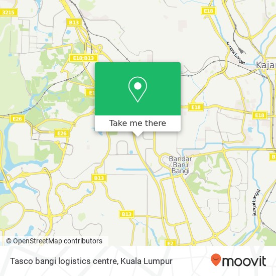 Tasco bangi logistics centre map