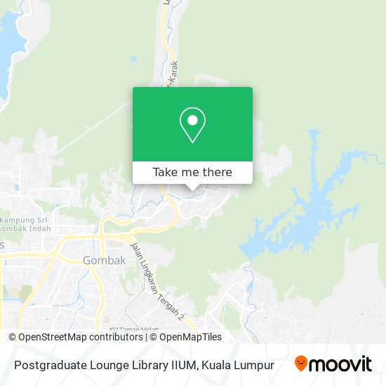Postgraduate Lounge Library IIUM map